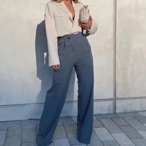 Asymmetrical Zara Wide Legged Trousers